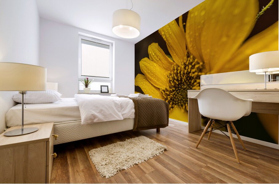 Sunflower Mural print